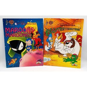 Maroons Marooned & Eggstraterrestrial My Favorite Paint & Marker Books 1996 WB